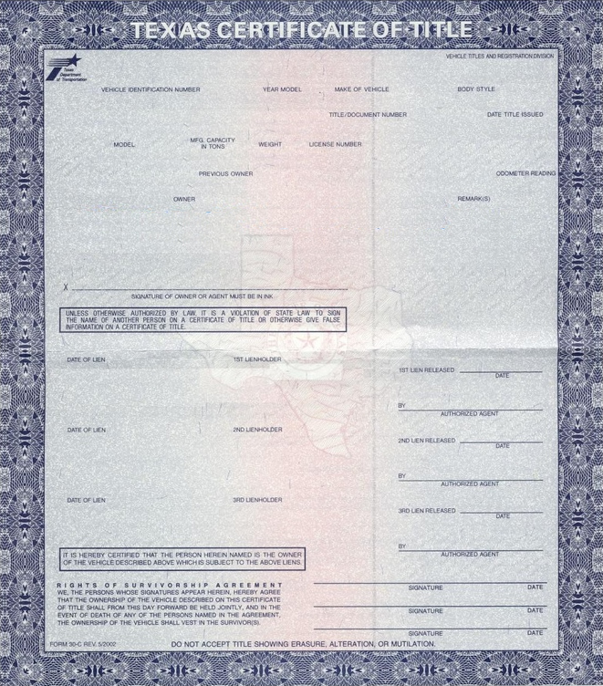 Midland Odessa Auto Title